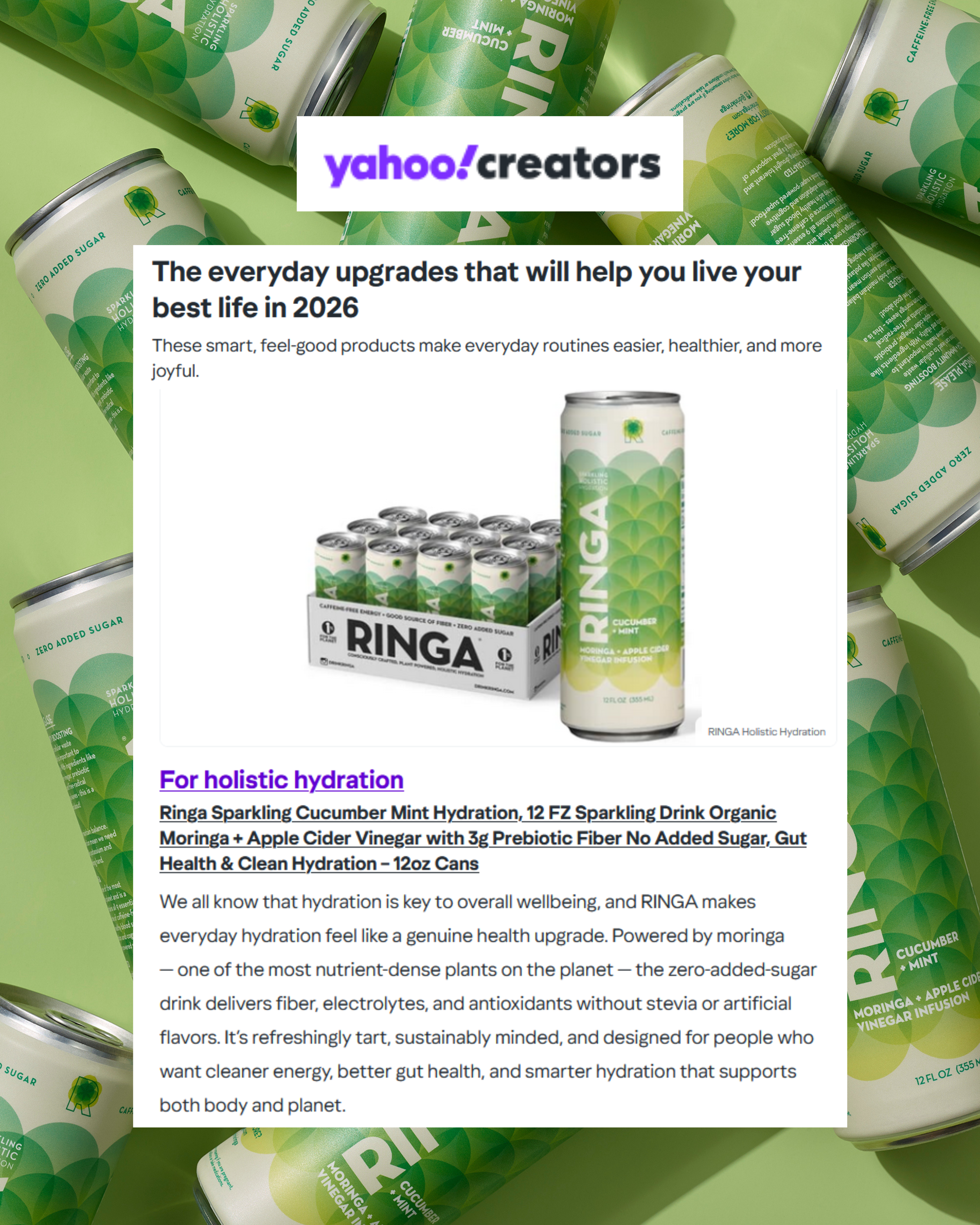 PRESS – RINGA® Holistic Hydration